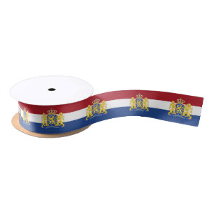 En Satin Ruban des couleurs du drapeau néerlandais, Pays-Ba