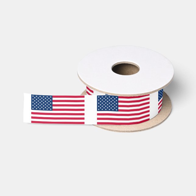 En Satin Ruban des drapeaux américains patriotiques (Bobine)
