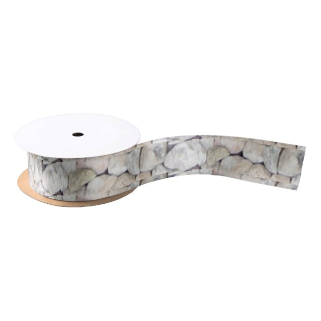En Satin Ruban des Sons blancs (Bobine)