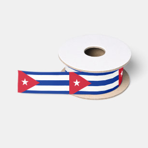 En Satin Ruban du drapeau cubain, Cuba patriotique
