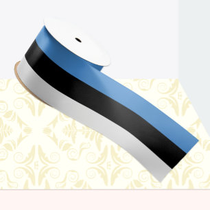 En Satin Ruban du drapeau estonien, Estonie patriotes/sport
