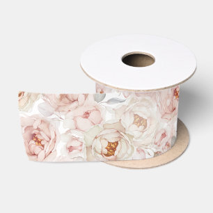 En Satin Ruban élégant de pivoine
