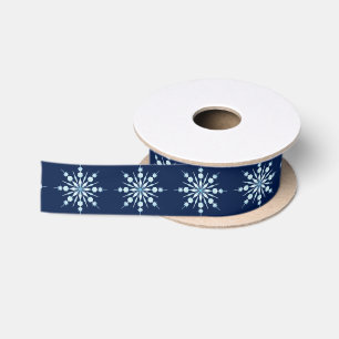 En Satin Ruban Flocons de Neige