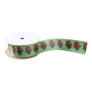En Satin Ruban floral