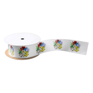 En Satin Ruban floral d'étoile orientale