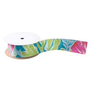 En Satin Ruban graphique élégant