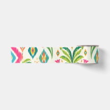 Ruban Ikat Tropical Bohème Chic Prépa 