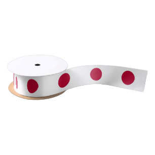 En Satin Ruban patriotique avec drapeau du Japon