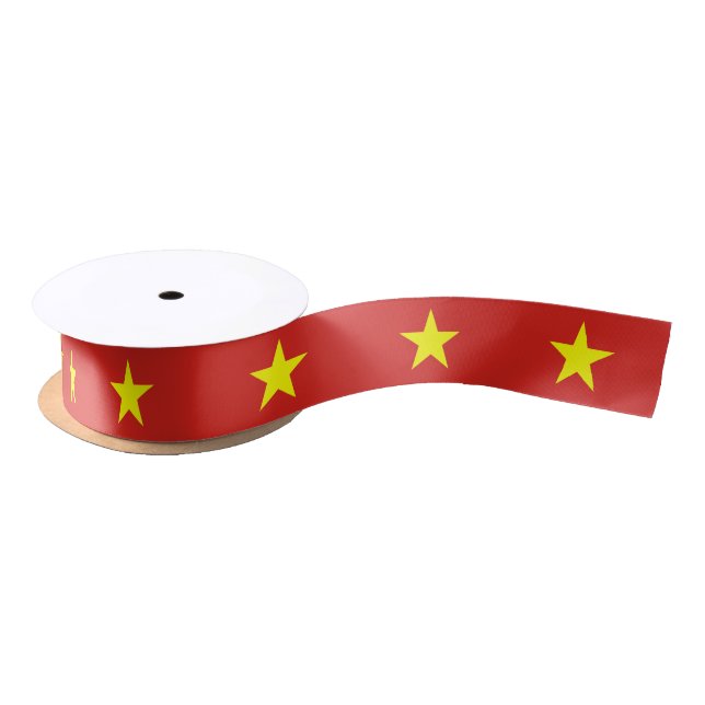 En Satin Ruban patriotique avec drapeau du Vietnam (Bobine)