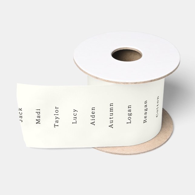 En Satin Ruban père Noël List (Bobine)