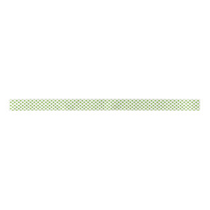 En Satin Ruban Polka Dot Glitka Vert