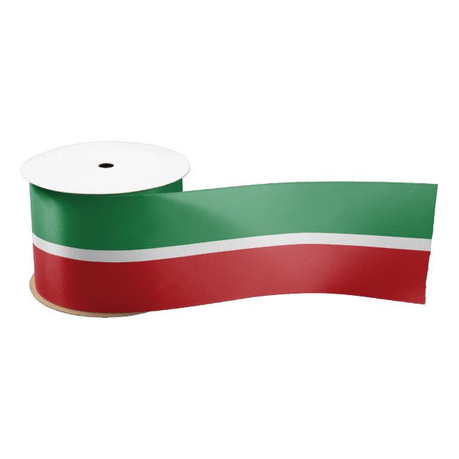 En Satin Ruban rouge et vert de Noël (Bobine)