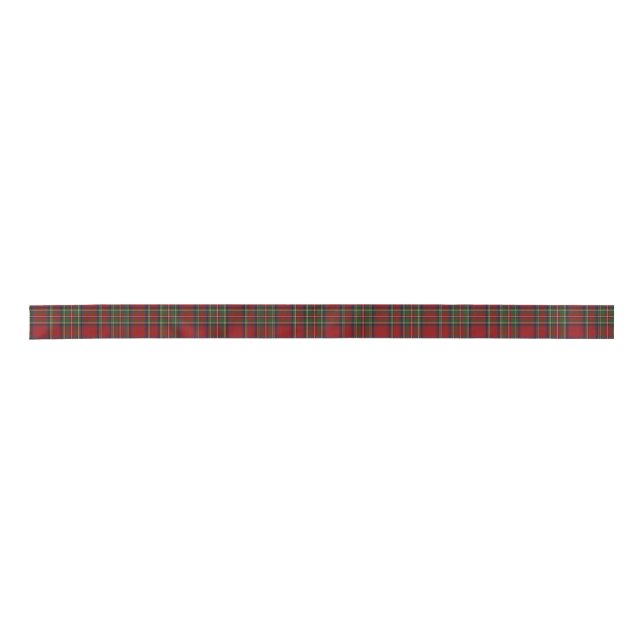 En Satin Ruban Royal Stewart Tartan (Devant)