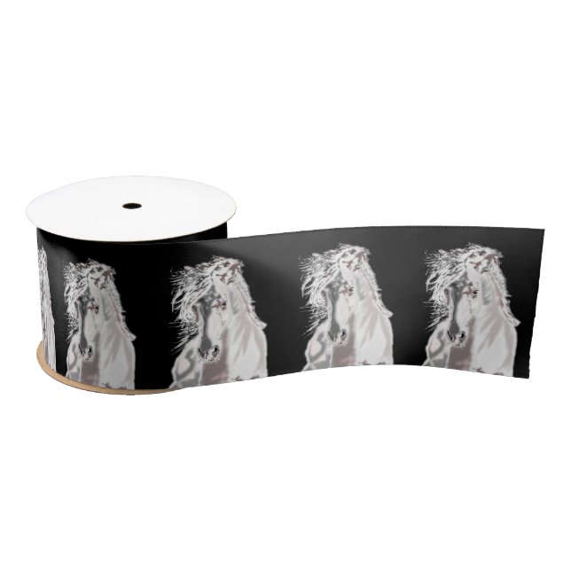 En Satin Ruban satiné Cheval Blanc - Vos Couleurs (Bobine)
