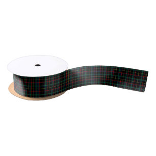 En Satin ruban tartan plaid