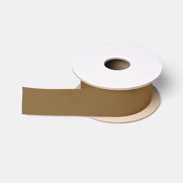 En Satin Tendance Earthy Brown - Ruban satiné (Bobine)