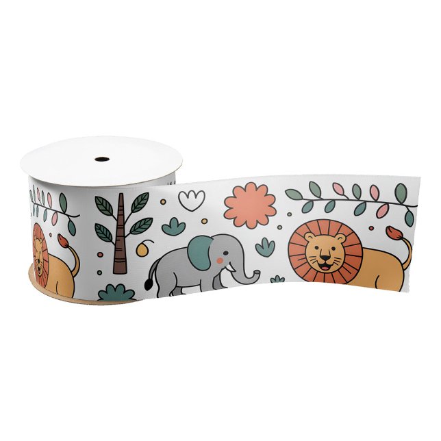 En Satin Un ruban de ruban à motif  (Créateur téléchargé)
