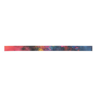 En Satin Vibrant ruban Abstrait d'enveloppement de couleur 