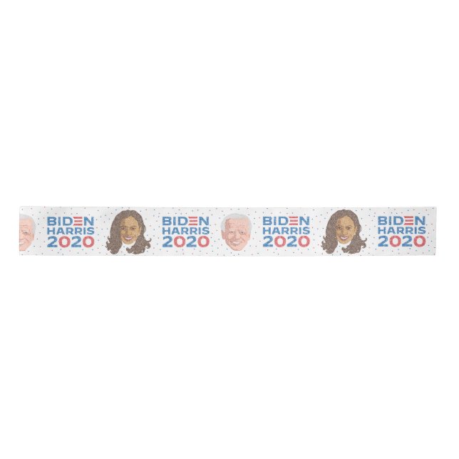 En Satin Vote Pour Le Ruban Joe Biden Et Kamala Harris 2020 (Devant)