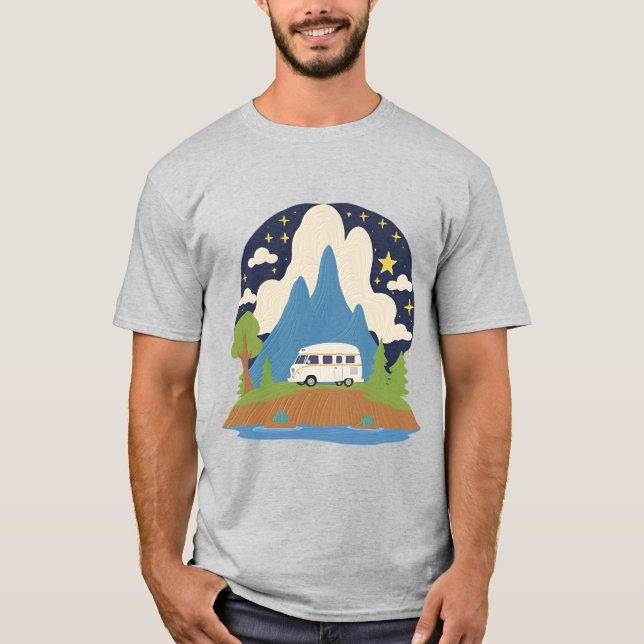 En savoir plus - T-shirt aventure & voyage (Devant)