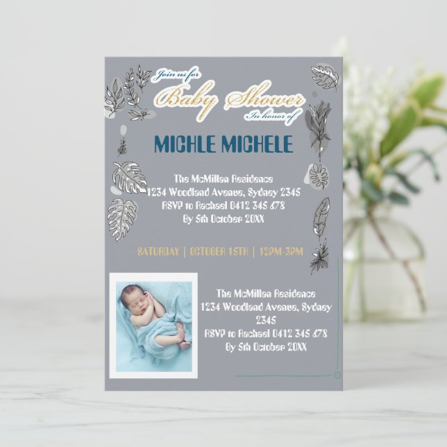 EN SEPTEMBRE NOUS PORONS DE L'OR  INVITATION (Debout devant)