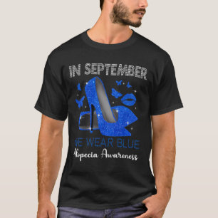 En Septembre Porter Bleu Haut talons Alopecia