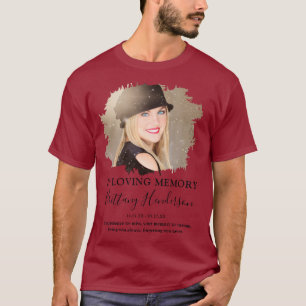 En souvenir affectueux T-shirt photo mémorial
