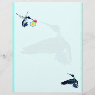 En-Tête 11x8.5 Pour L'Amour Des Colibris