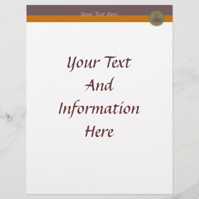 En-tête à café chaud (Devant)