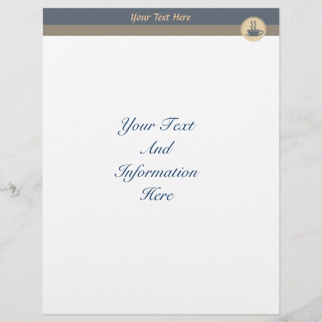 En-tête à café chaud (Devant)