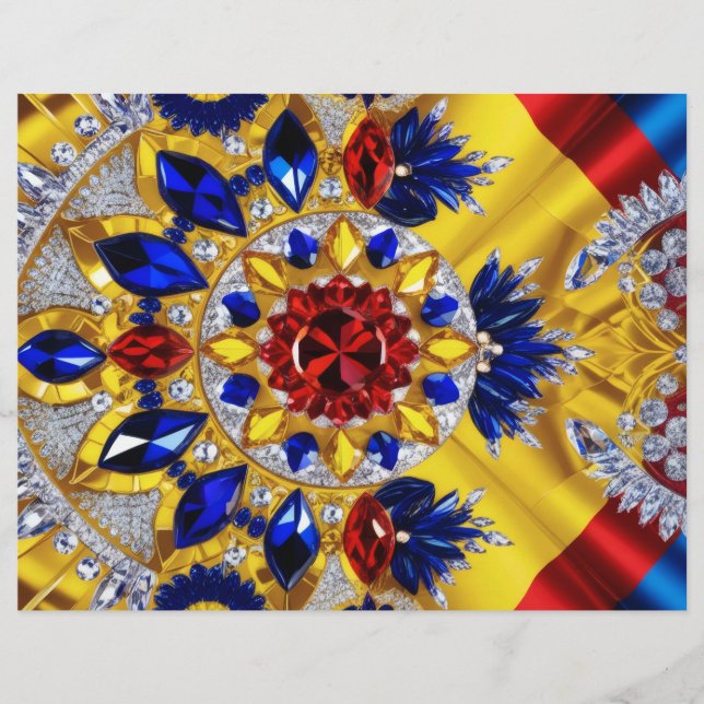 En-tête avec des couleurs roumaines Design (Devant)