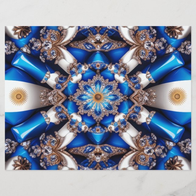 En-tête avec design aux couleurs argentines (Devant)