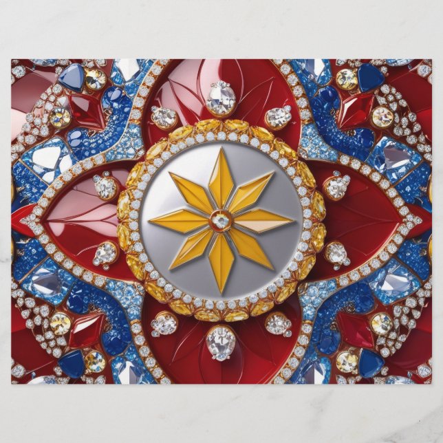 En-tête avec design de couleurs colombiennes (Devant)
