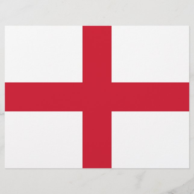 En-tête avec Drapeau d'Angleterre (Devant)