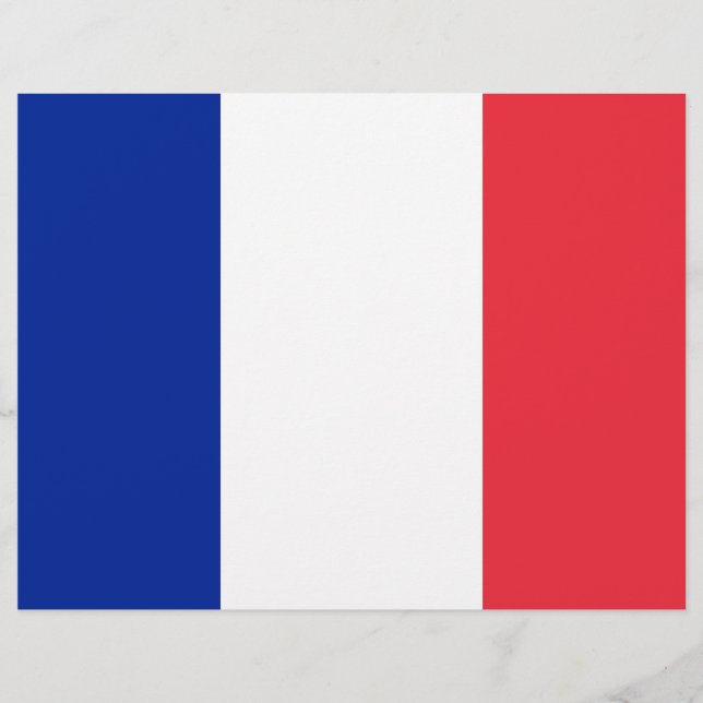 En-tête avec Drapeau de France (Devant)
