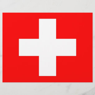 En-tête avec drapeau de la Suisse