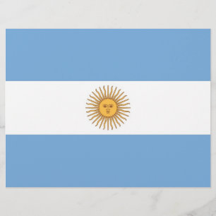 En-tête avec Drapeau de l'Argentine
