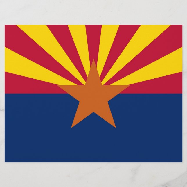 En-tête avec Drapeau de l'Arizona (Devant)