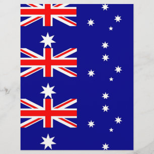 En-tête avec Drapeau de l'Australie