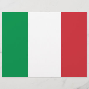 En-tête avec Drapeau de l'Italie