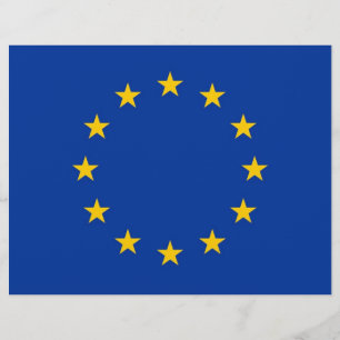 En-tête avec drapeau de l'Union européenne