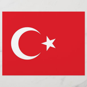 En-tête avec Drapeau de Turquie