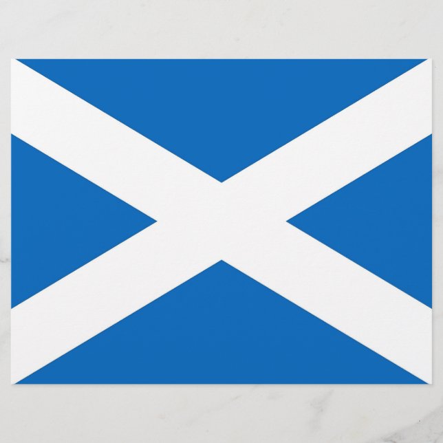 En-tête avec Drapeau d'Ecosse (Devant)