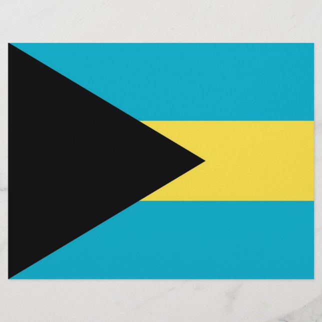 En-tête avec Drapeau des Bahamas (Devant)