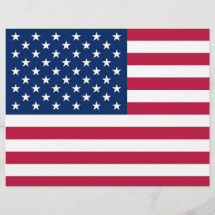 En-tête avec Drapeau des États-Unis d'Amérique