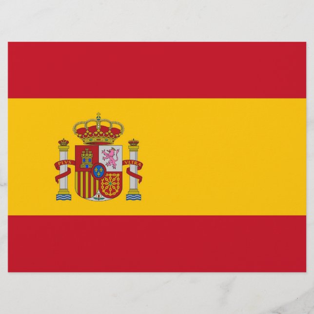 En-tête avec Drapeau d'Espagne (Devant)