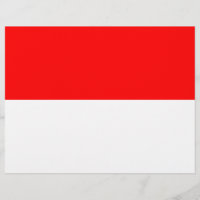 En-tête avec drapeau d'Indonésie