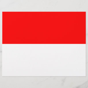 En-tête avec drapeau d'Indonésie