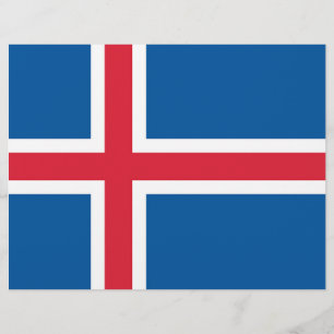 En-tête avec Drapeau d'Islande