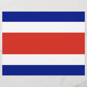 En-tête avec Drapeau du Costa Rica